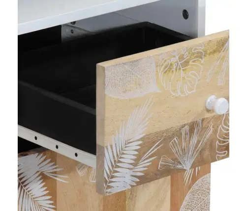 Vannasistabas Skapītis, 38X33,5X160 Cm, Mango Masīvkoks Vidaxl