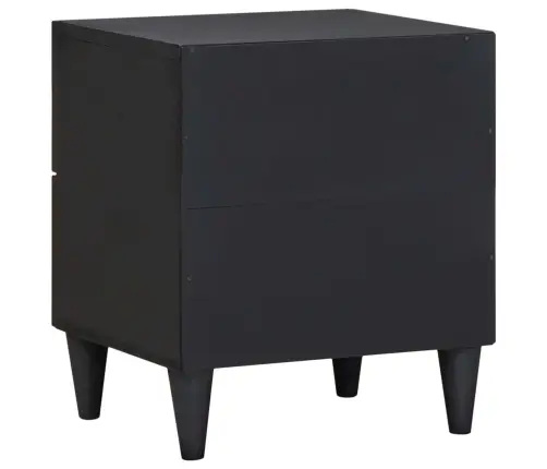 Naktsgaldiņš 2 Pcs Brūna 40 X 33,5 X 46 Cm Cieta Mango Koksne Vidaxl