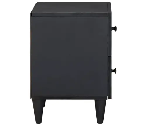 Naktsgaldiņš 2 Pcs Brūna 40 X 33,5 X 46 Cm Cieta Mango Koksne Vidaxl