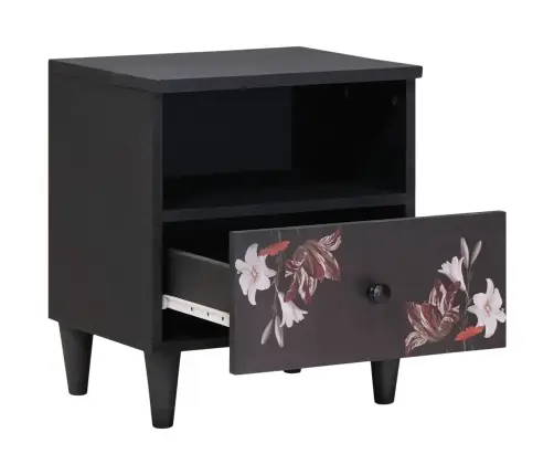 Naktinis Staliukas Ruda 40 X 33 X 46 Cm Kietas Mango Medis