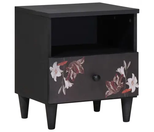 Naktinis Staliukas Ruda 40 X 33 X 46 Cm Kietas Mango Medis