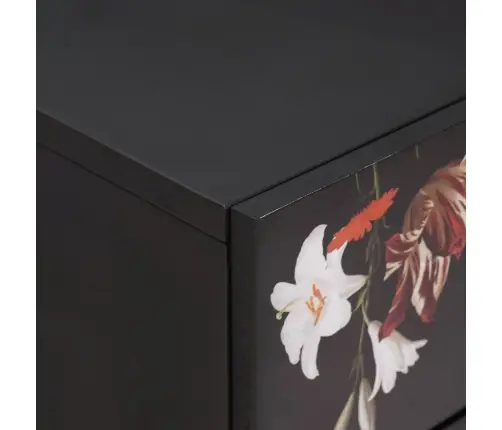 Naktsgaldiņš Daudzkrāsains 50 X 33 X 60 Cm Cieta Mango Koksne Vidaxl