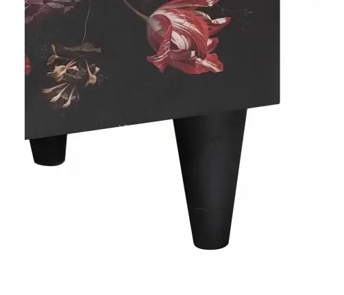 Naktsgaldiņš Daudzkrāsains 50 X 33 X 60 Cm Cieta Mango Koksne Vidaxl