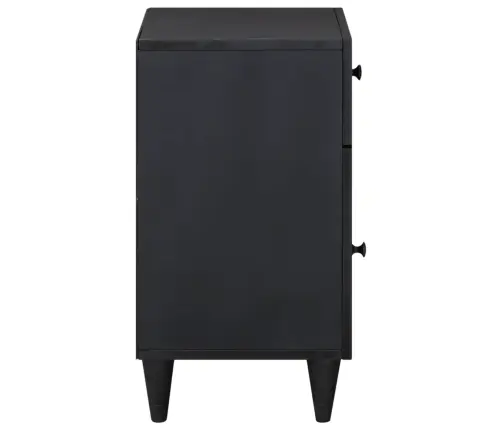 Naktsgaldiņš Daudzkrāsains 50 X 33 X 60 Cm Cieta Mango Koksne Vidaxl