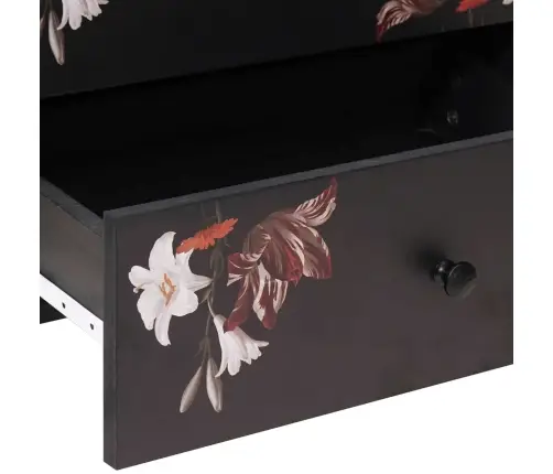 Naktsgaldiņš Daudzkrāsains 50 X 33 X 60 Cm Cieta Mango Koksne Vidaxl