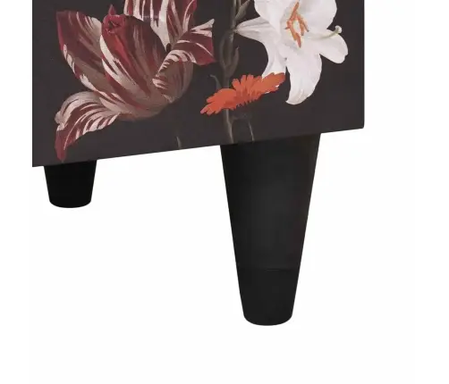 Naktsgaldiņš Daudzkrāsains 50 X 33 X 60 Cm Cieta Mango Koksne Vidaxl