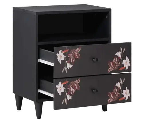 Naktinis Staliukas Su Stalčių Įvairiaspalvis 50 X 33 X 60 Cm