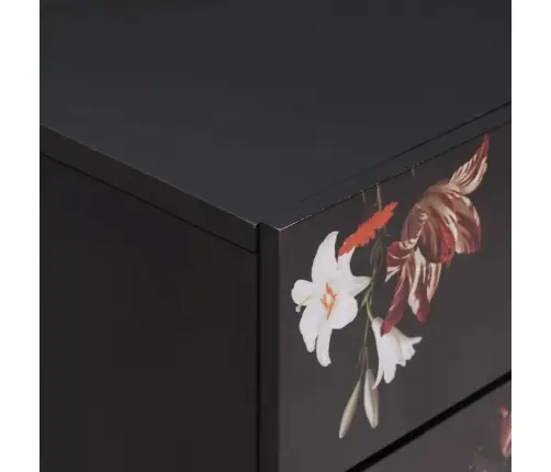 Naktsgaldiņš Daudzkrāsains 50 X 33 X 60 Cm Cieta Mango Koksne Vidaxl