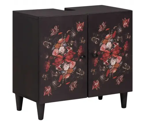 Praustuvo Spintelė Su Saugykla Įvairiaspalvis 62 X 33 X 58 Cm