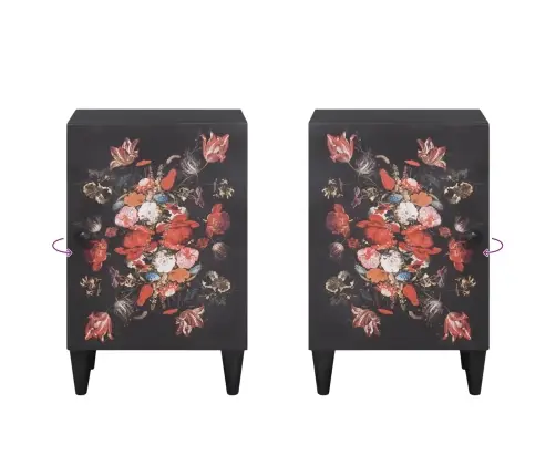 Vannas Istabas Skapītis Daudzkrāsains 38 X 33,5 X 58 Cm Vidaxl