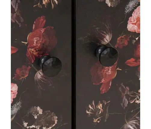 Uzglabāšanas Skapji Ar Durvīm Daudzkrāsains 60 X 33,5 X 75 Cm Vidaxl