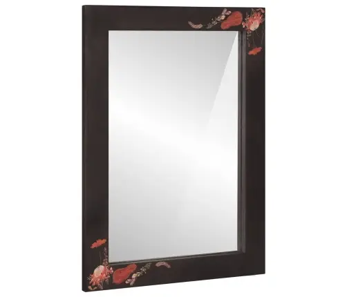 Spogulis Ar Spoguli Daudzkrāsains 70 X 50 X 3 Cm Stikls Vidaxl