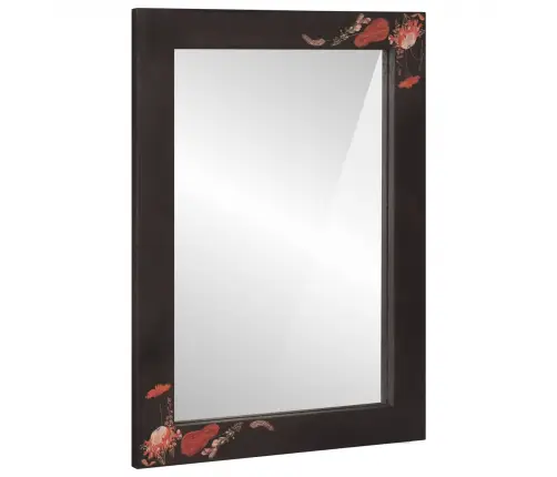 Spogulis Ar Spoguli Daudzkrāsains 70 X 50 X 3 Cm Stikls Vidaxl