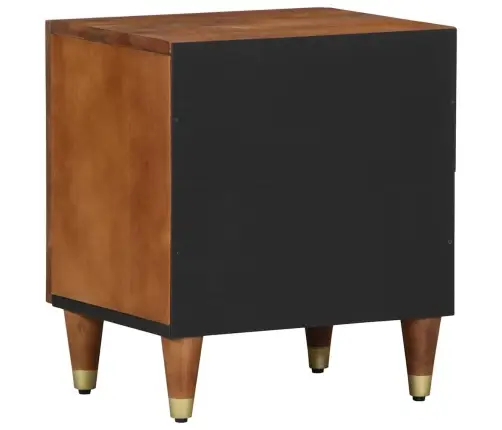 Nakts Skapītis 2 Pcs Medus Brūna 40 X 33 X 46 Cm Vidaxl