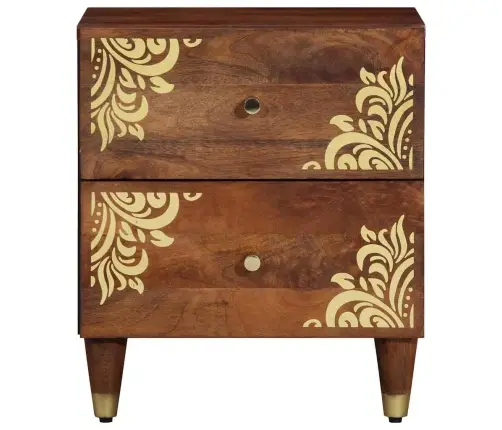 Šalia Lovos Spintelė 2 Pcs Honey Brown 40 X 33 X 46 Cm