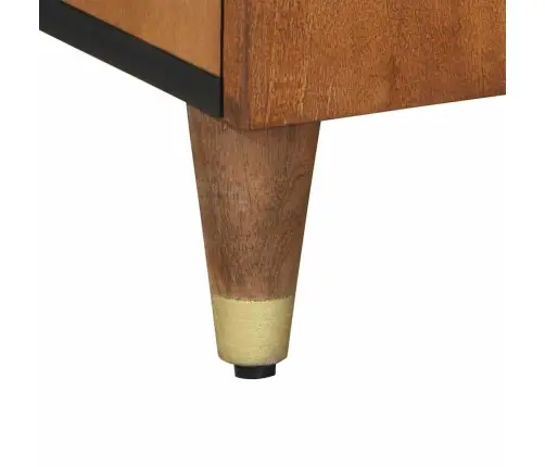 Televizora Skapīša Brūna 105 X 33.5 X 46 Cm Mango Masīvkoks Vidaxl