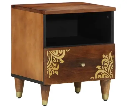 Šalia Lovos Spintelė 2 Pcs Honey Brown 40 X 33 X 46 Cm