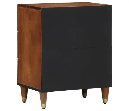 Nakts Skapītis Medus Brūna 50 X 33 X 62 Cm Mango Masīvkoks Vidaxl