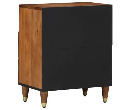 Šalia Lovos Spintelė Su Stalčių Honey Brown 50 X 33 X 62 Cm