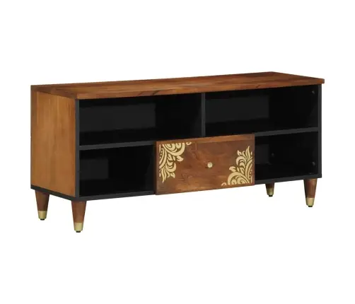 Televizoriaus Spintelė Su Stalčių Medus Ruda 100 X 33 X 46 Cm