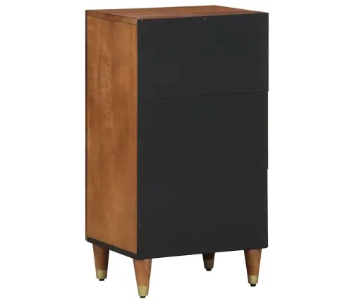 Kabalas Su Lentyna Ruda 40 X 33 X 75 Cm Kietas Mango Medis