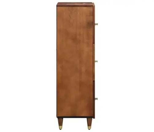Augstais Skapītis Brūna 40 X 33.5 X 110 Cm Mango Masīvkoks Vidaxl