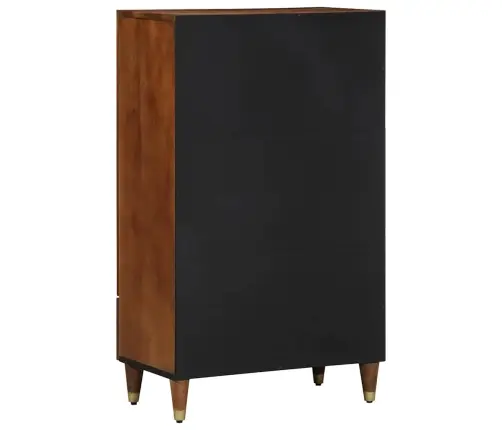 Aukštas Spintelė Ruda 60 X 33 X 100 Cm Kietas Mango Medis