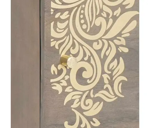 Öökapp Uksega 2 Pcs Hall 40 X 33 X 46 Cm Tugev Mango Puu