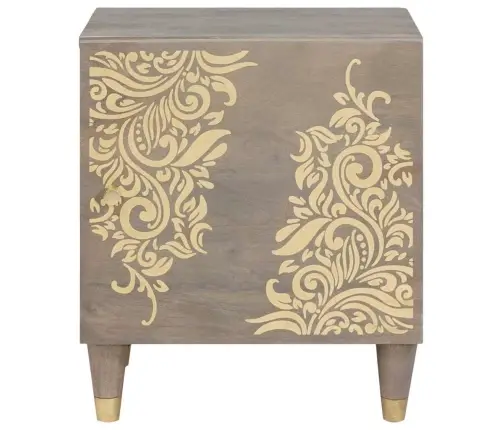 Öökapp Uksega 2 Pcs Hall 40 X 33 X 46 Cm Tugev Mango Puu