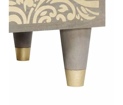 Šalia Lovos Spintelė Su Stalčių Pilka 50 X 33 X 60 Cm