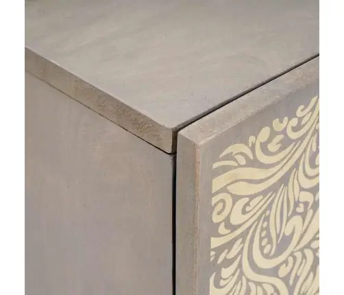 Vannitoa Kapp Uksega Hall 38 X 33 X 58 Cm Tugev Mango Puu