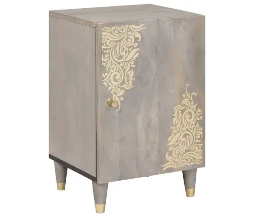 Vannitoa Kapp Uksega Hall 38 X 33 X 58 Cm Tugev Mango Puu