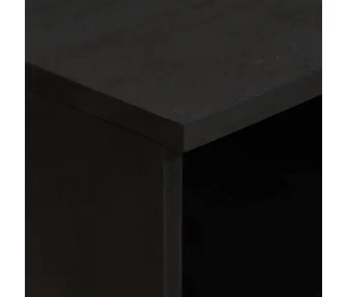 Televizora Skapīša Melna 70 X 33 X 46 Cm Cieta Mango Koksne Vidaxl