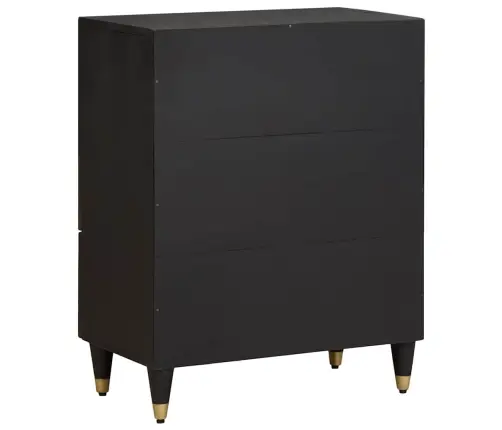 Kõide Must 60 X 33 X 75 Cm Tugev Mango Puu