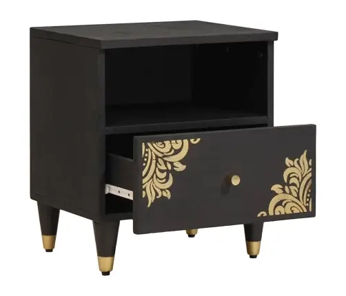 Öölambi Kapp Sahtliga Must 40 X 33 X 46 Cm Tugev Mango Puu