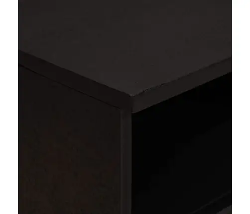 Nakts Skapītis 2 Pcs Melna 40 X 33 X 46 Cm Cieta Mango Koksne Vidaxl