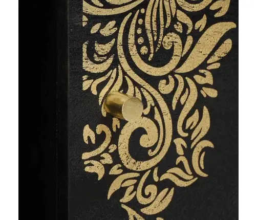 Kohvilaud Must 100 X 54 X 40 Cm Tugev Mango Puu