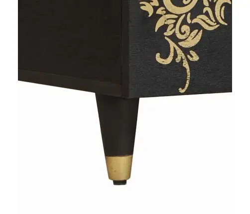 Kohvilaud Must 100 X 54 X 40 Cm Tugev Mango Puu