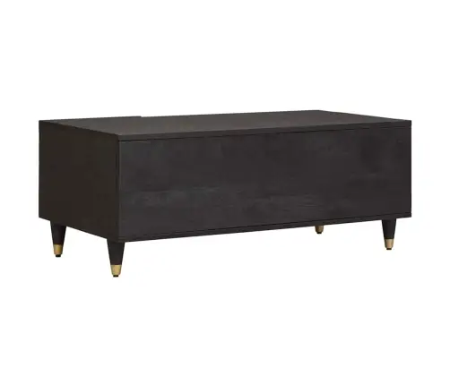 Kohvilaud Must 100 X 54 X 40 Cm Tugev Mango Puu