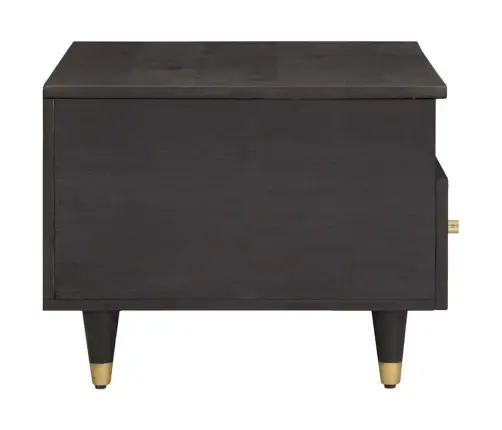 Kafijas Galdiņš Melna 80 X 54 X 40 Cm Cieta Mango Koksne Vidaxl