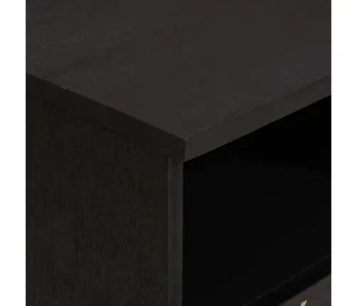 Telerikapp Sahtliga Must 100 X 33 X 46 Cm Tugev Mango Puu