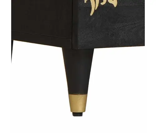 Telerikapp Sahtliga Must 100 X 33 X 46 Cm Tugev Mango Puu