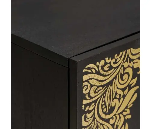 Izlietnes Skapītis Melna 62 X 33 X 58 Cm Cieta Mango Koksne Vidaxl