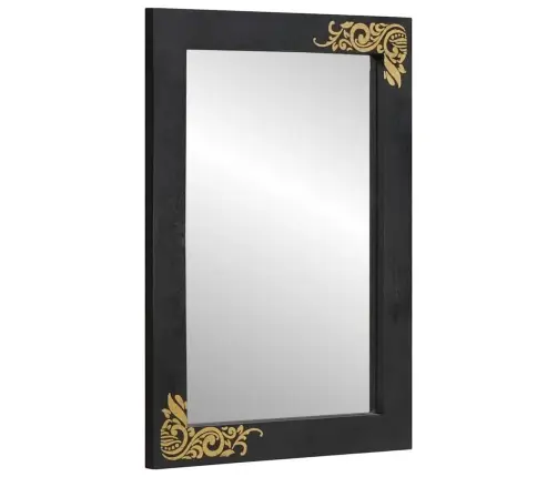 Vonios Veidrodis Juodas Ir Sidabrinis 70 X 50 X 2,5 Cm