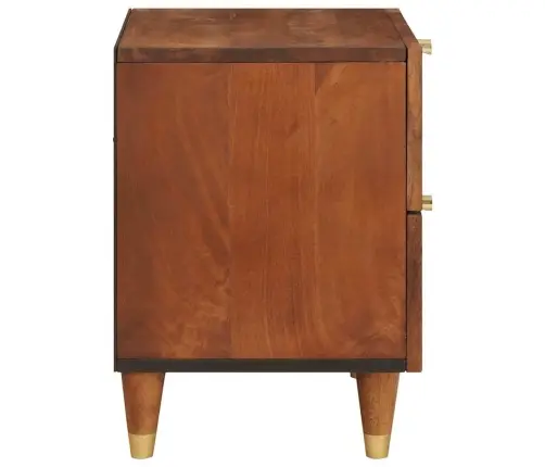 Šalia Lovos Spintelė Su Stalčių Ruda 40 X 33,5 X 46 Cm