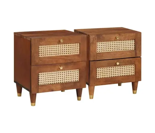 Nakts Skapīši Ar Atvilktni 2 Pcs 40 X 33.5 X 46 Cm Vidaxl