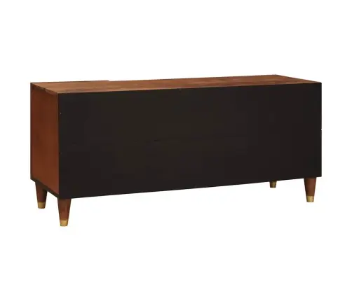 Mediju Uzglabāšanas Skapji Un Plaukti Brūna 105 X 33.5 X 46 Cm Vidaxl