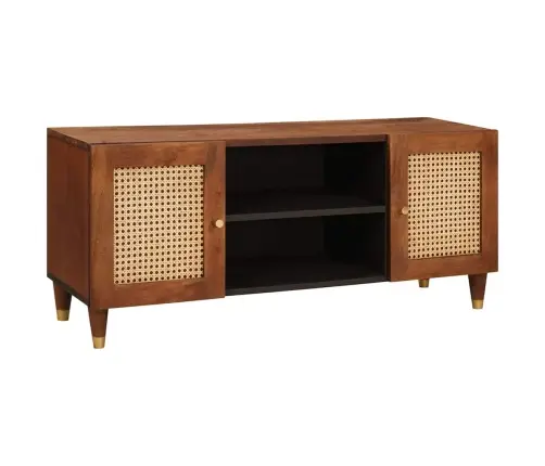 Mediju Uzglabāšanas Skapji Un Plaukti Brūna 105 X 33.5 X 46 Cm Vidaxl