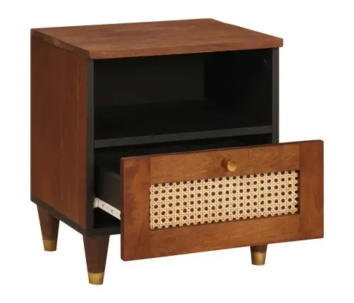 Nakts Skapīši Ar Atvilktni 40 X 33 X 46 Cm Vidaxl