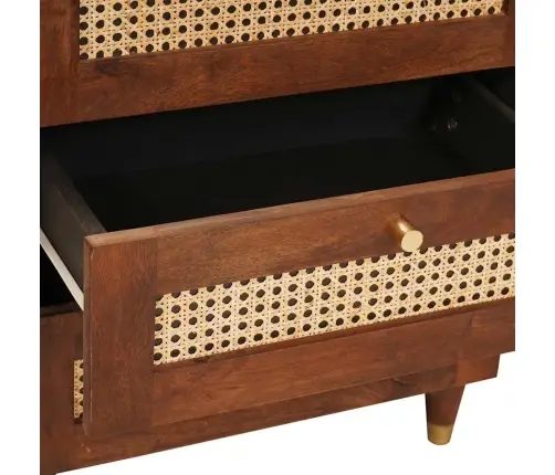 Öökapid Pruun 50 X 33 X 60 Cm Kudum Ja Tahke Mango Puit